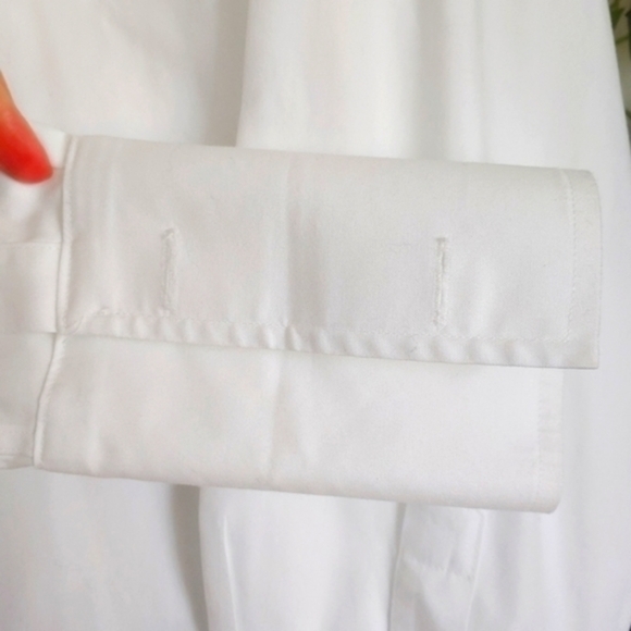 NWT Men's White Dress Shirt Size 15.5 - Picture 2 of 5